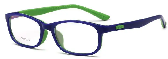 Gafas Tr90 Silicone Student Glasses Frame Children Myopia Prescription Eyeglasses Optical Kids Spectacle For Baby Boys Girl - Цвет оправы: C6