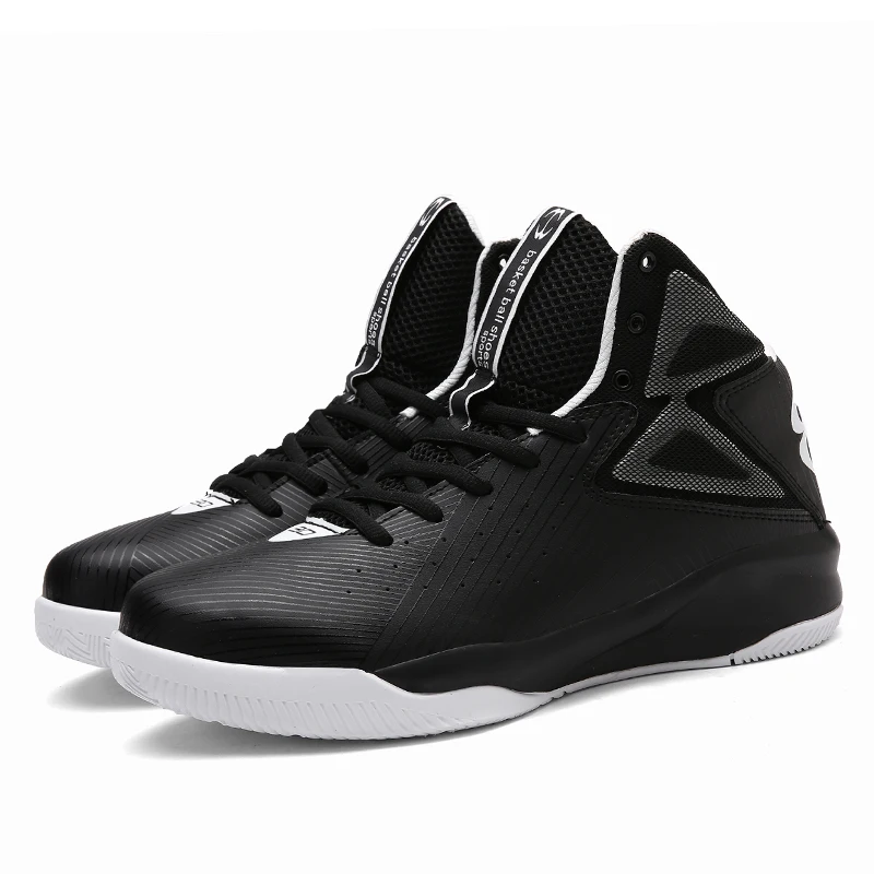 Мужские кроссовки высокого качества для взрослых и мальчиков черные белые