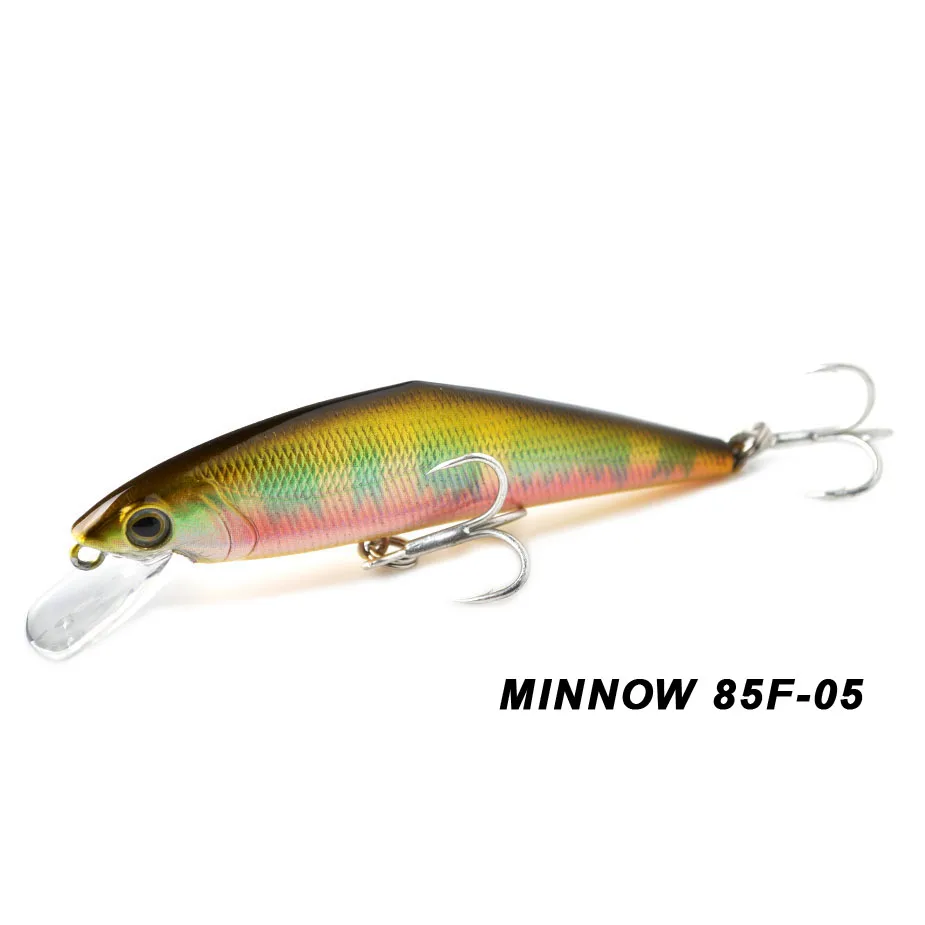 Color 05 TOMA 85F Minnow Fishing Lure 85mm 15g Floating Hard Baits Iscas Artificial Minnow Wobbler Bass Pike Bait Fishing Tackle - Цвет: Color 05