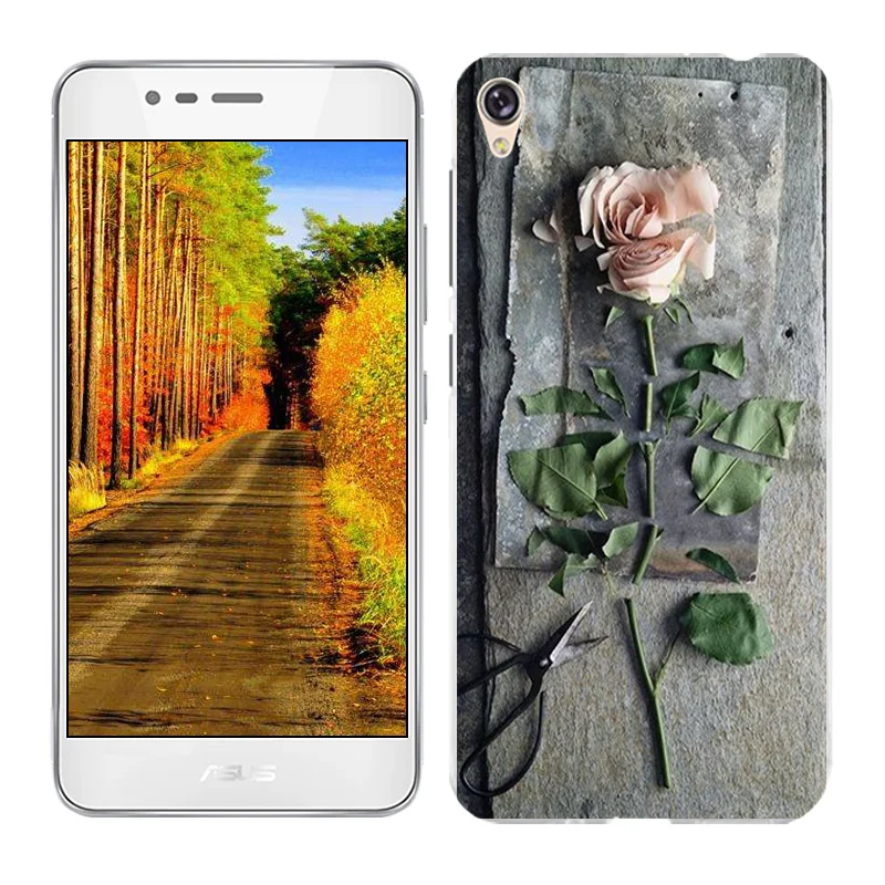 Мягкий чехол из ТПУ для Asus Zenfone Live ZB501KL 5 0 дюйма модный окрашенный защитный