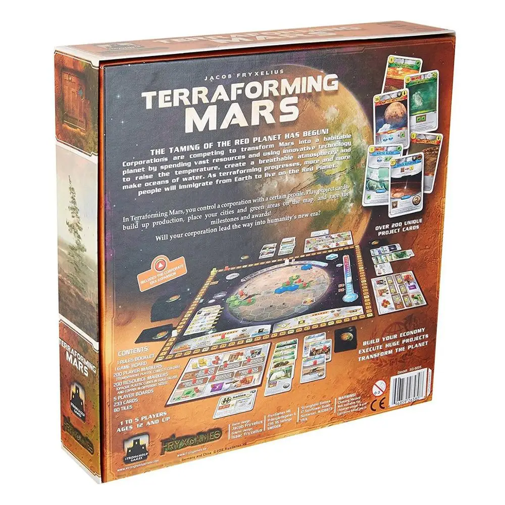 Настольная игра терраформование Марса Стретч вечерние 1-5 игроков 120 мин. возраст