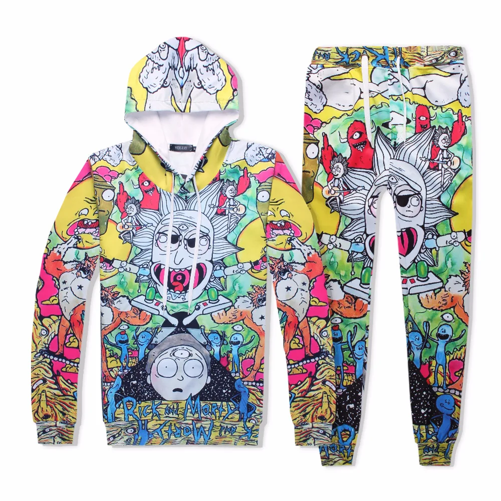 Модный спортивный костюм для мужчин и женщин толстовка с капюшоном 3D принтом |