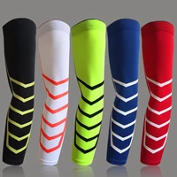 1 pair spandex elastic arm sleeves sun uv protective compression arm warmers basketball cycling armbands manguitos ciclismo