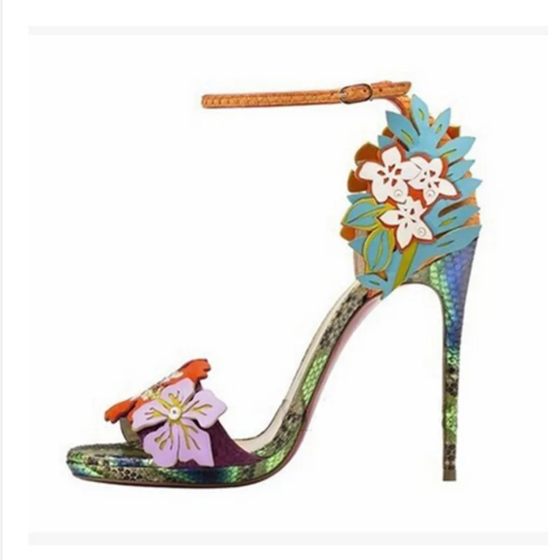 Женские пикантные босоножки в американском стиле Лидер продаж на высоком