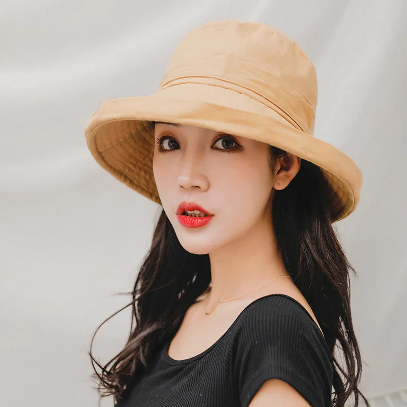 Женская Повседневная Складная Кепка с бантом простая летняя 2019 | Аксессуары для