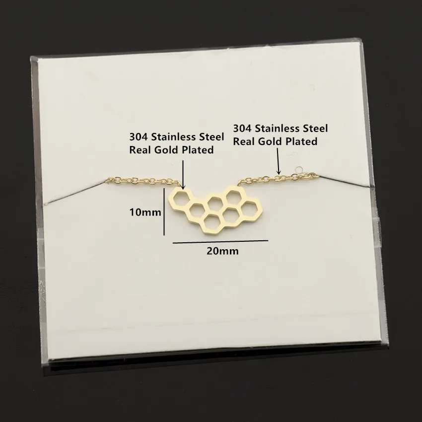 Модные геометрический шестигранные соты основы Браслет манжета Для мужчин