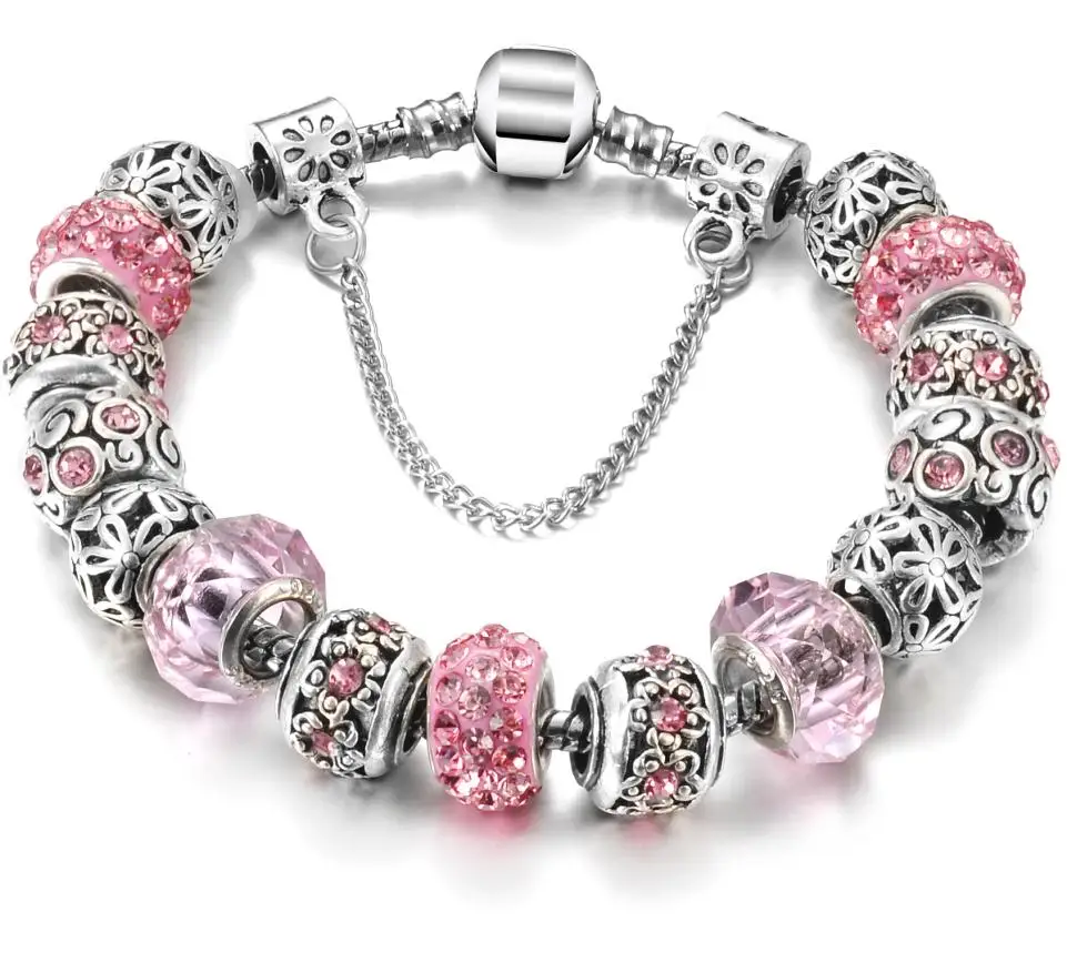 Посеребренные бусины шармы в европейском стиле|bracelet bracelet|charm beads braceletbead charm bracelet |