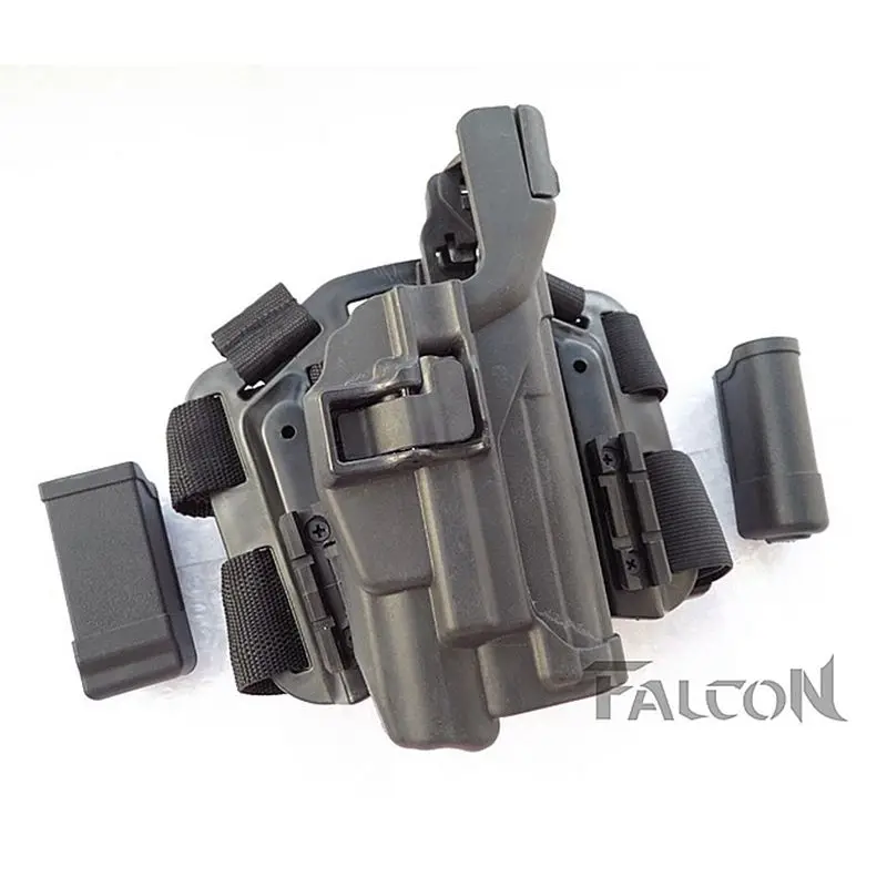 Бедро кобуры для Sig sauer P226 Тактический светильник подшипник пистолет ножная Кобура Правая Рука Охота стрельба пистолет чехол для переноски