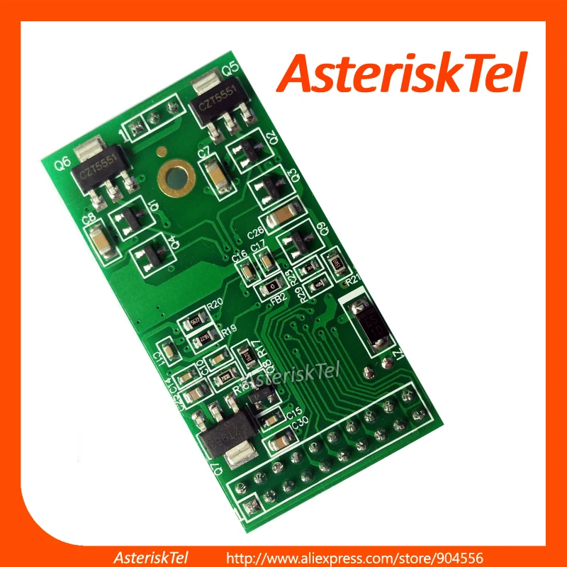 Карта карта памяти Asterisk 4 порт FXS/FXO с низким профилем для 2U поддерживает Issabel freepbx