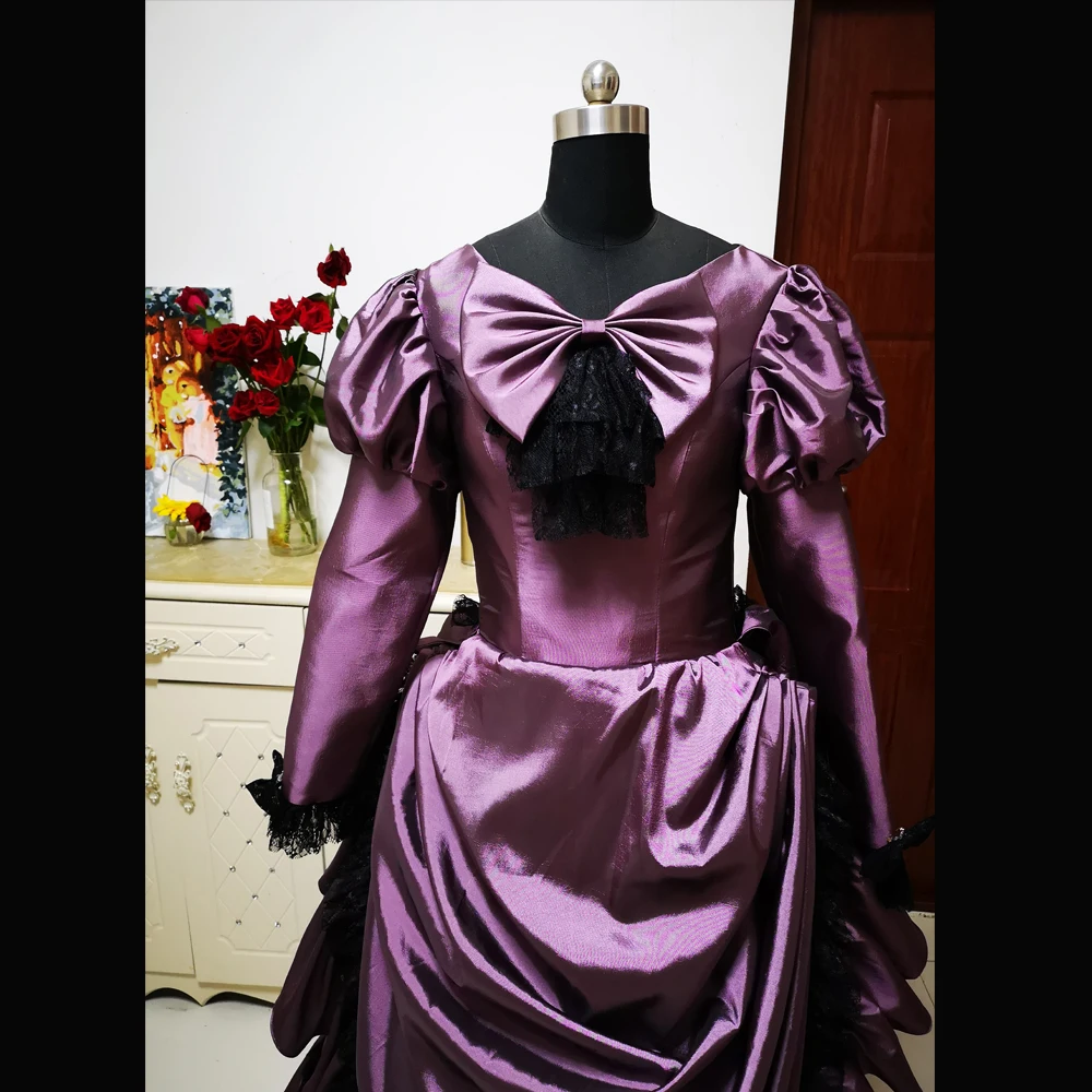 

SC-1190 Victorian Gothic/Civil War Southern Belle Ball Gown Dress Halloween Theater Edwardian dresses Sz US 6-26 XS-6XL