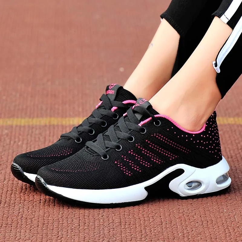 VTOTA/Модная Повседневная обувь Женские дышащие кроссовки на шнуровке zapatos de mujer tenis