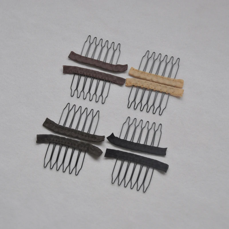 Зажимы для париков из нержавеющей стали с 6 зубцами 30 шт.|wig combs clips|wig combscombs wig clips |