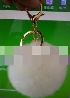 5 шт./лот, 6/7/8 см имитация помпоны-кролики с меховыми помпонами Artesanato Материал швейная помпонами для волос аксессуары Diy ремесла поставок - Цвет: WHITE