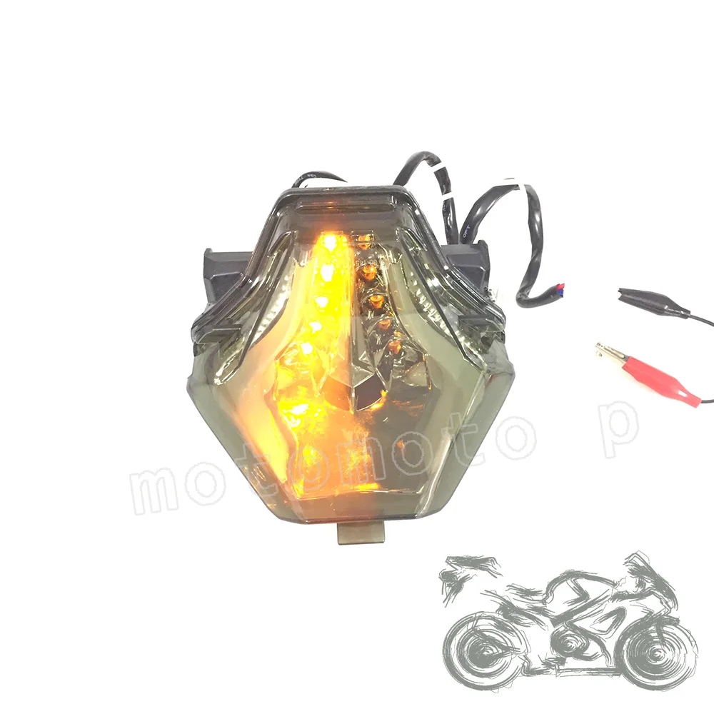 MT07 MT25 Motocicleta Traseira Da Cauda Luz de Freio Sinais Volta Integrado DIODO EMISSOR for Yamaha YZF R3 R25 MT-07 |