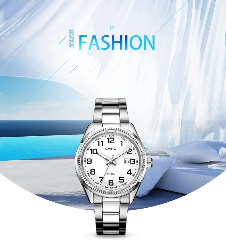 CASIO Часы для женщин дамы кварцевые часы Леди наручные часы Relogio Feminino Montre relogio Mujer световой указатель LTP-1302D-1A1