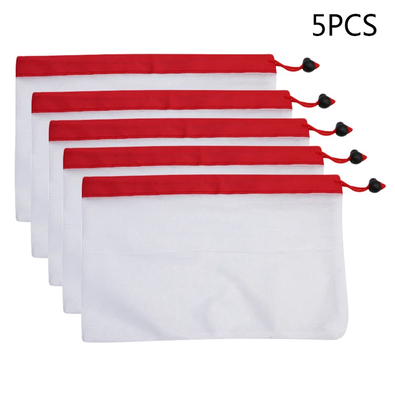 5 шт./партия многоразовые сетки производят сумки овощные игрушечные фрукты сумка