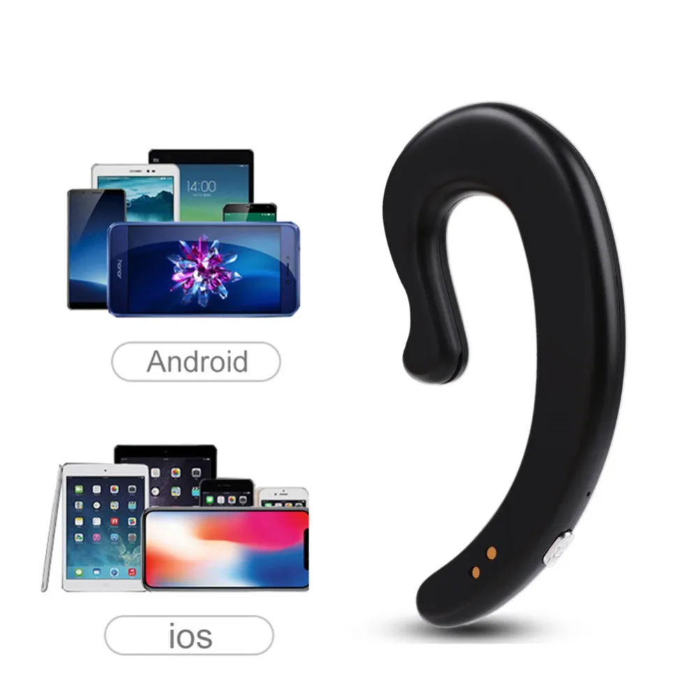 Новые Bluetooth 5,0 костной проводимости наушники с микрофоном Bluetooth беспроводные наушники спортивные наушники мини гарнитура для iPhone Android