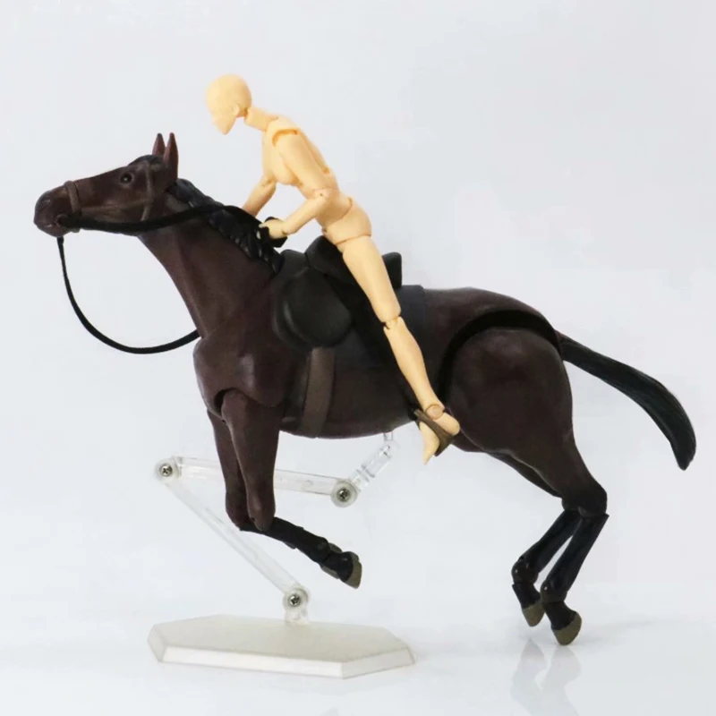 Аниме белой лошади/каштан вариант фигурку Figma 246 # подвижные версия модели игрушки