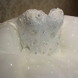 Женское кружевное свадебное платье Fansmile, элегантное винтажное платье, модель 2020