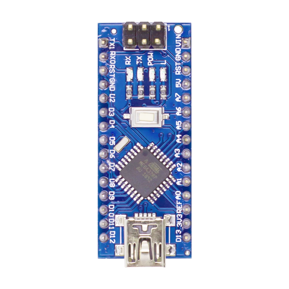 Nano Mini USB с Загрузчиком совместимый контроллер Nano 3,0 Для arduino CH340 USB драйвер 16 МГц Nano v3.0 ATMEGA328P