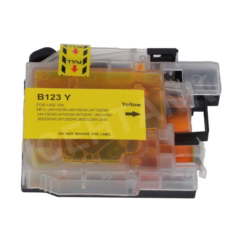 ICEHTANK LC123 XL Полный картридж с чипом для принтера Brother LC 121 123 J6920DW J870DW J245