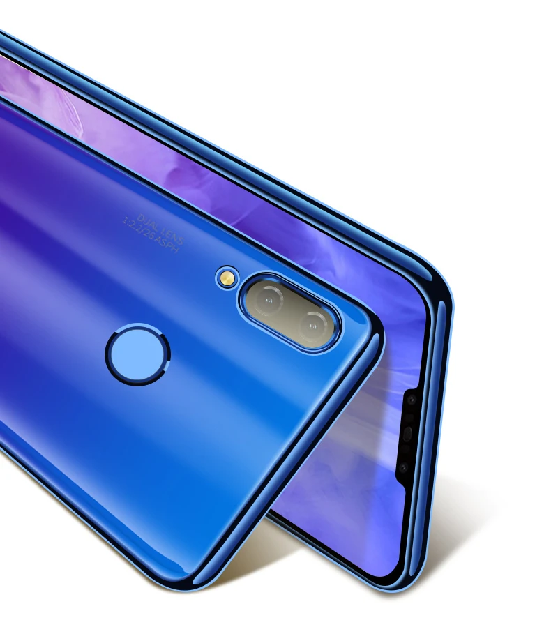 Чехол Nova 3i для Huawei 3 3e P20 Lite прозрачный чехол из ТПУ с металлическим покрытием