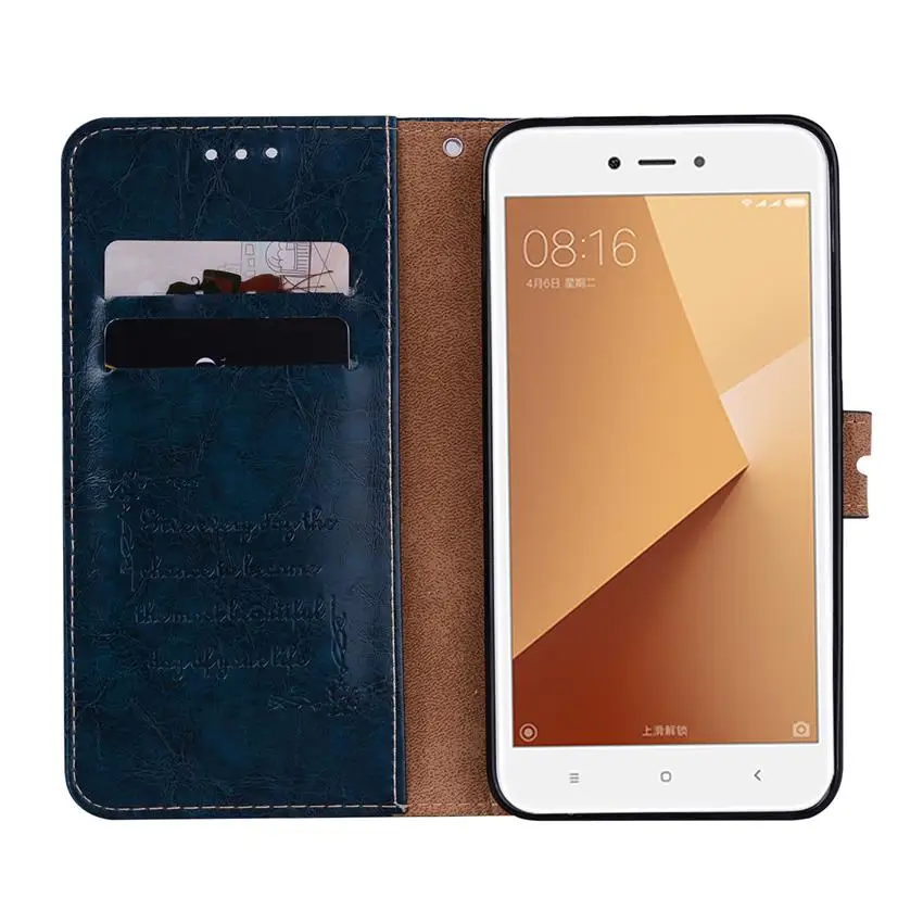 Для Xiaomi Redmi Note 5A чехол для телефона флип кошелек кожаный Red mi Note5A задняя крышка
