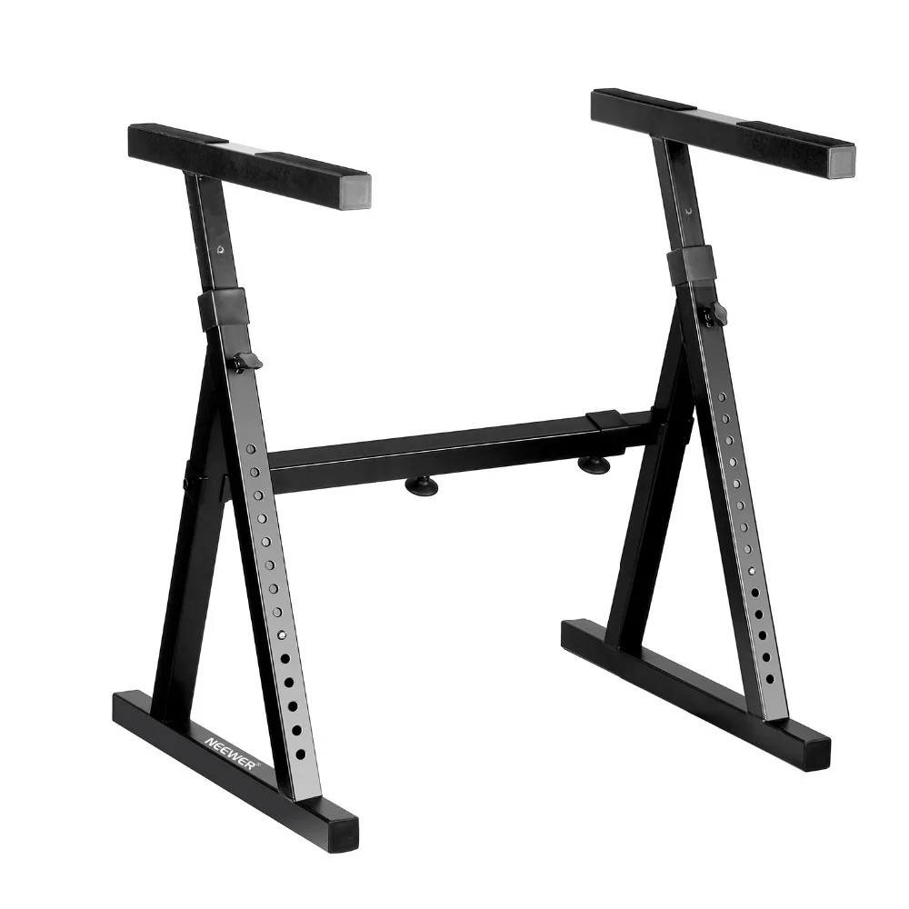 Подставка для клавиатуры Neewer Heavy Duty Z-style с регулируемой высотой 23,2-35," /59-90 см и регулируемой шириной 24,6-40,9"/62,6-104 см