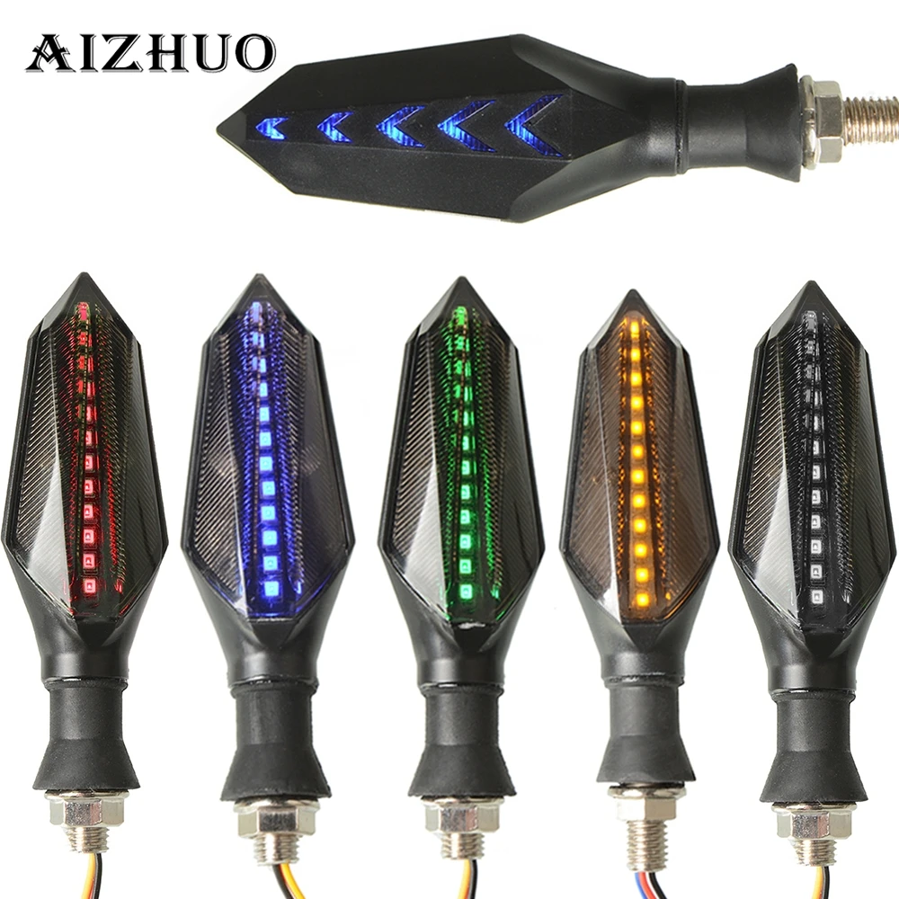 Мотоциклетный предупреждающий сигнал поворота светящиеся мигающие сигнальные