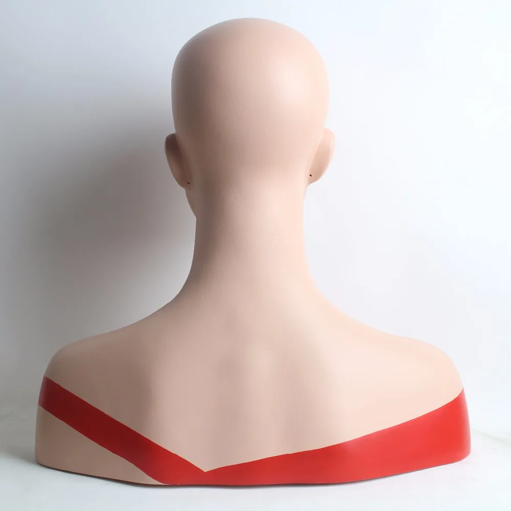 Реалистичная красная ручная роспись ткань женский манекен из Стекловолокна
