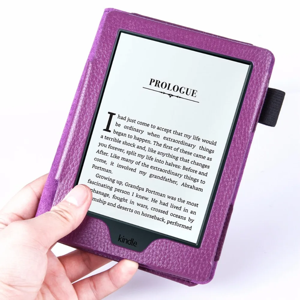 Ультратонкий чехол из искусственной кожи для Amazon New Kindle 2016 версия Ereader с откидной