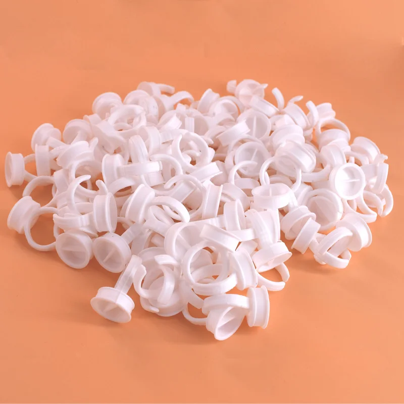 Бесплатная доставка Одноразовые кольца чашка татуировки чашки для пигментов