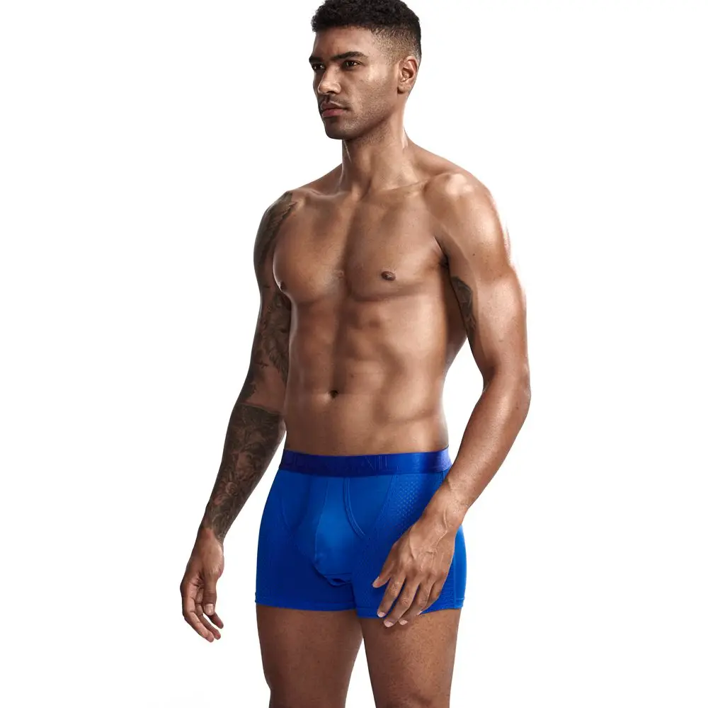 JOCKMAIL, модальное Сетчатое сексуальное мужское нижнее белье, боксерские шорты, Мошонка, уход за мошонкой, Капсульная функция, молодежное здоровье, Сеульское Выпуклое разделение, боксеры для геев