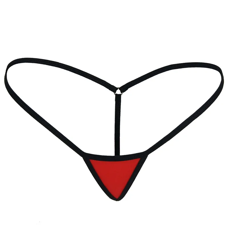 Женские сексуальные хлопковые стринги мини микро-стринги бикини Танга T-Back с низкой талией женские трусики в форме треугольника трусы нижнее белье
