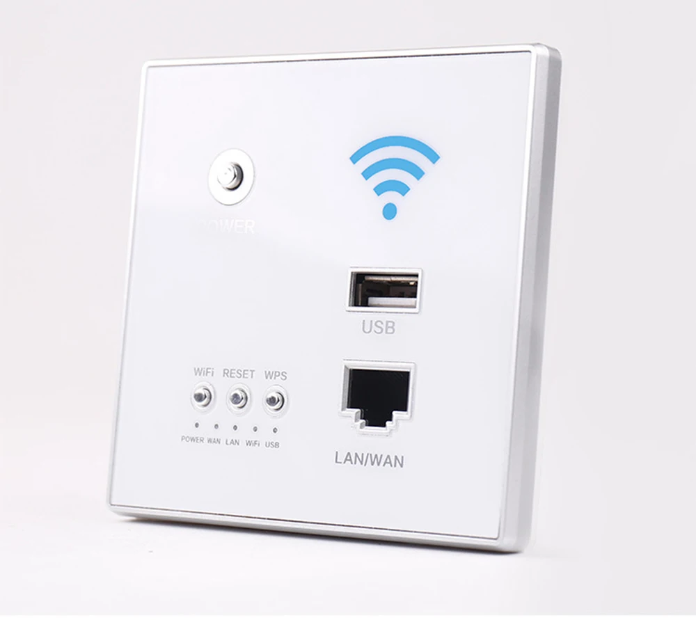 300 м 110~ 250 В новая белая USB розетка беспроводная wifi usb зарядная розетка, настенный встроенный беспроводной AP маршрутизатор, 3G wifi повторитель