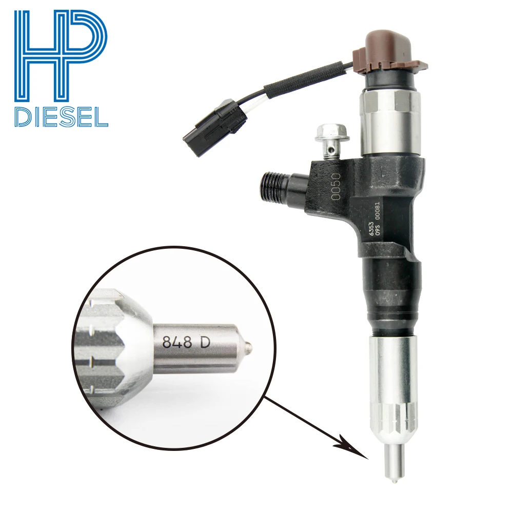 Лучшая цена common rail дизельный инжектор 095000-6353 для Denso костюм сопла DLLLA155P848