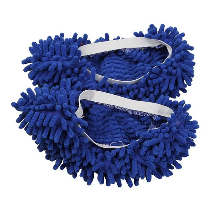 Швабра для мытья пола из синего шенилла тряпка коврик обуви микрофибры ленивых