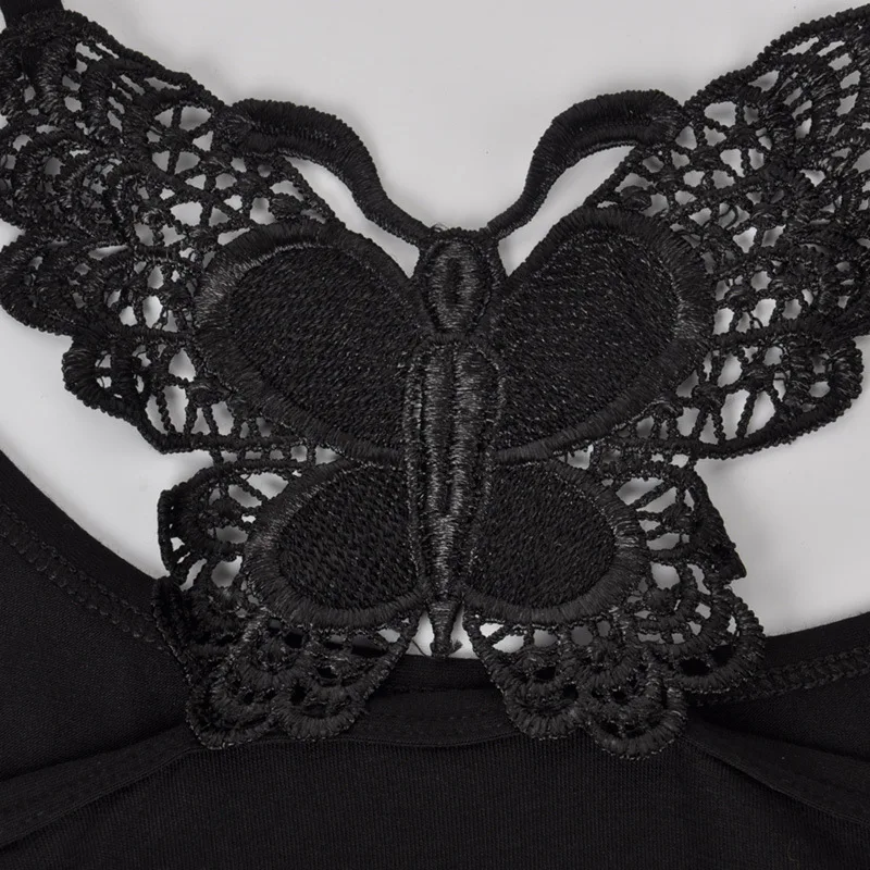 2018 летние сексуальные женские майки на бретельках кружевная ажурная рубашка без