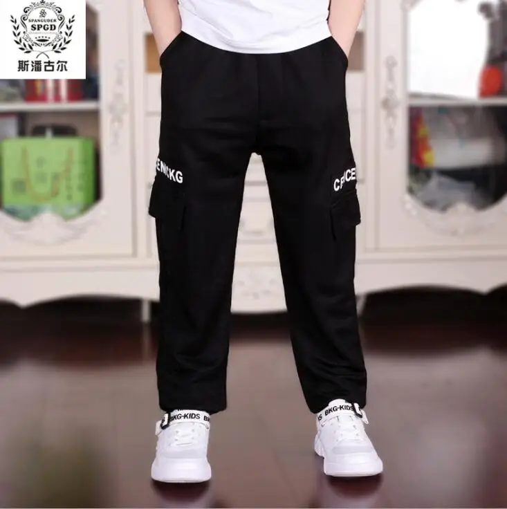 Детский Свободный комбинезон новинка весны 2019 повседневные штаны для мальчиков