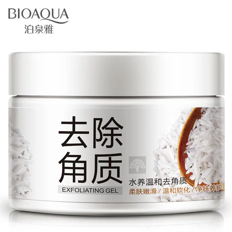 

BIOAQUA Deep Cleansing Aqua Gel Natural Facial Exfoliator Exfoliating Brightening Tender Peeling Cream Gel Face Scrub Removal