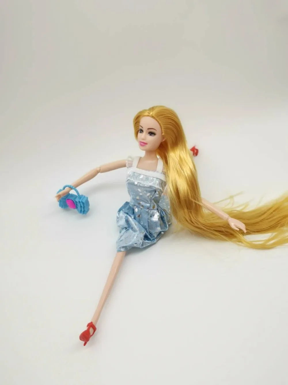 11.5 Inch 9 Movable Joints Long Hair With Many Accessories Charm Fashion Dressed Up Doll Toys Birthday Gift For Girls | Игрушки и хобби