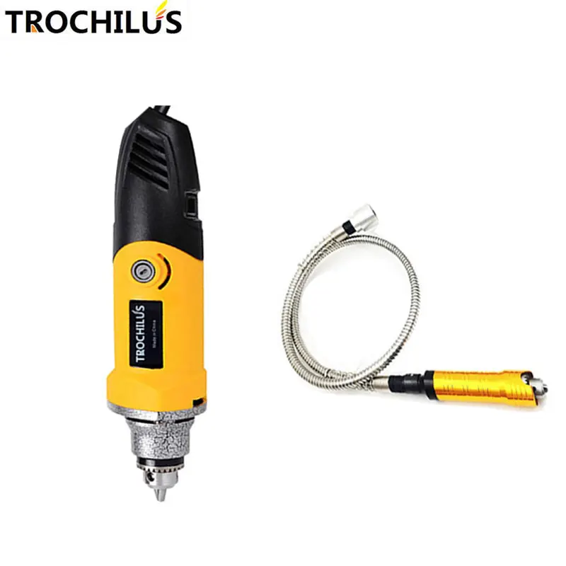Trochilus 400 Вт dremel мини-измельчитель с переменной скоростью Многофункциональный