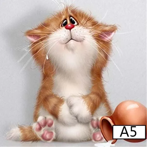 V775 Evershineалмазная вышивка кошки иконы 5D DIY алмазная живопись вышивка крестом картины стразами алмазная мозаика полная выкладка распродажа - Цвет: V775