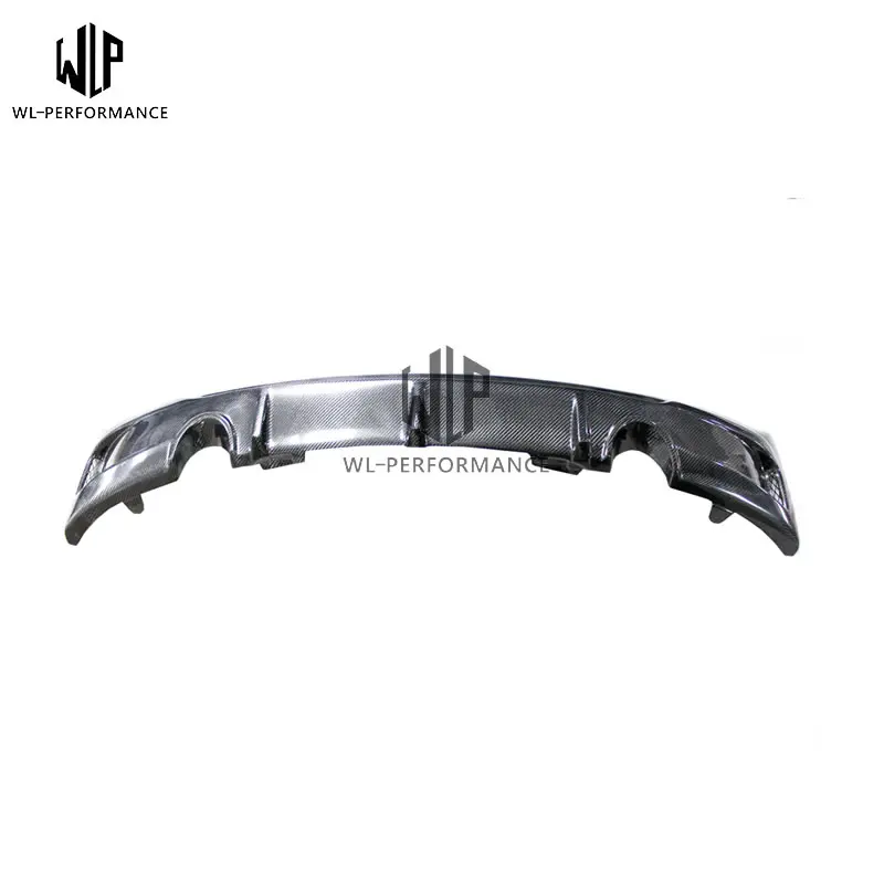 2 серии углеродного волокна задний бампер диффузор спойлер для губ протектор