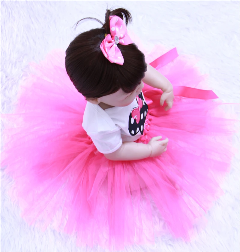 Кукла реборн для девочек 55 см настоящая силиконовая виниловая Реборн игрушки