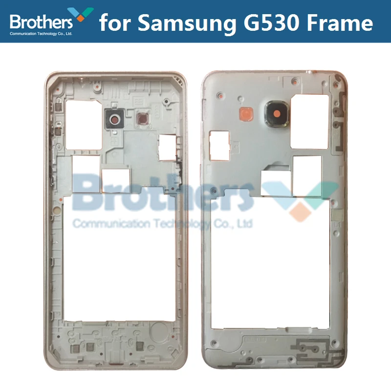 Средняя рамка для Samsung G530 средняя с объективом камеры + кнопки Galaxy Grand Prime G530H