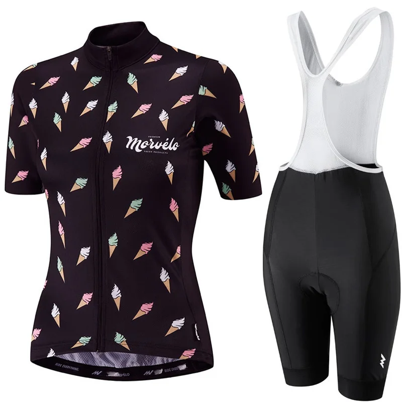 Триатлон Morvelo 2019 Женская одежда для велоспорта Джерси Быстросохнущий