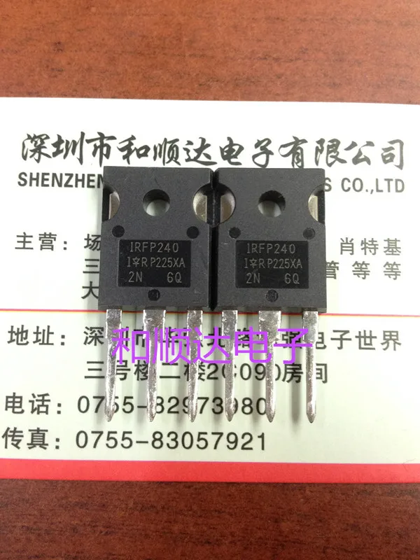 

Оригинальный Новый 5 шт./IRFP240 TO-247 20A200V TO247