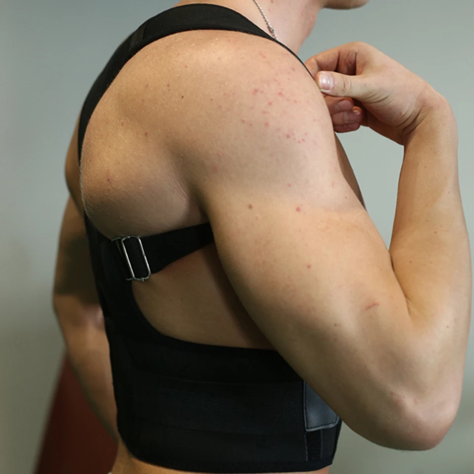 Неопреновый Корректор осанки для спины пояс мужчин и женщин выпрямитель