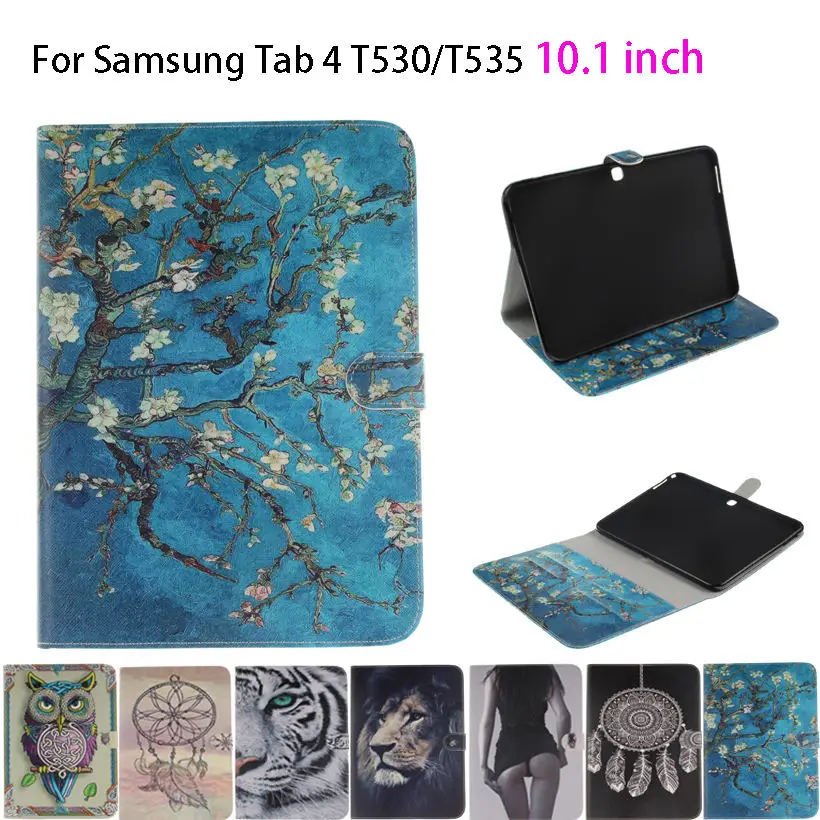 Чехол книжка С Рисунком Тигра совы девочек силиконовый кожаный чехол для Samsung Galaxy